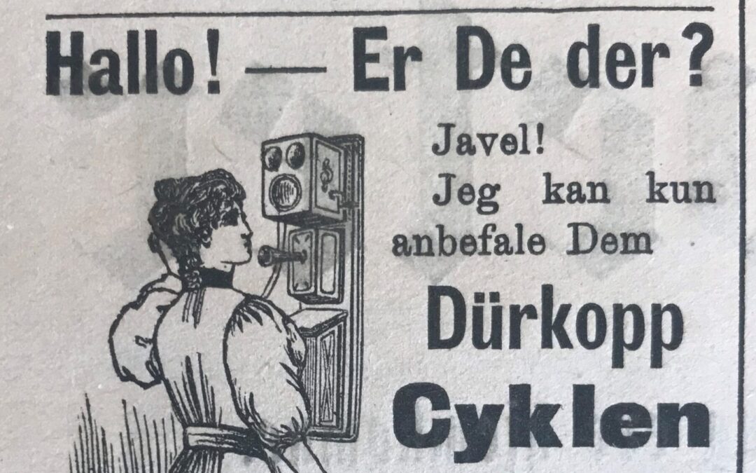 Om vi har cykler? Det kan du tro!